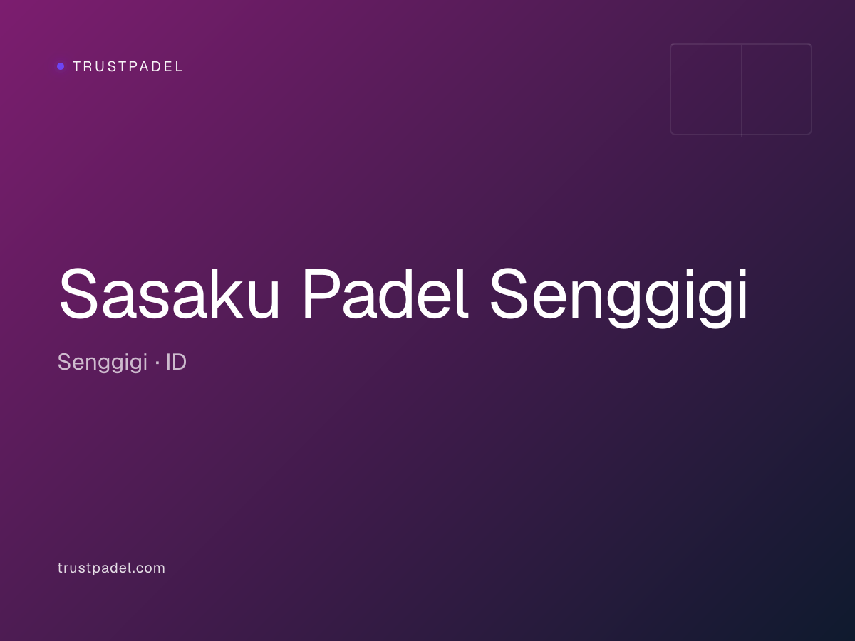 Sasaku Padel Senggigi padel club
