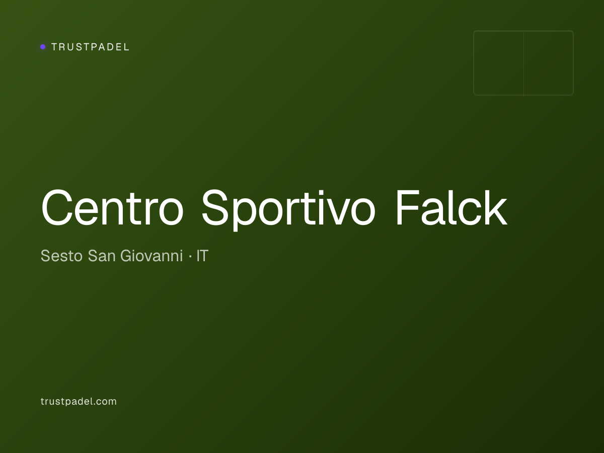 Centro Sportivo Falck padel club