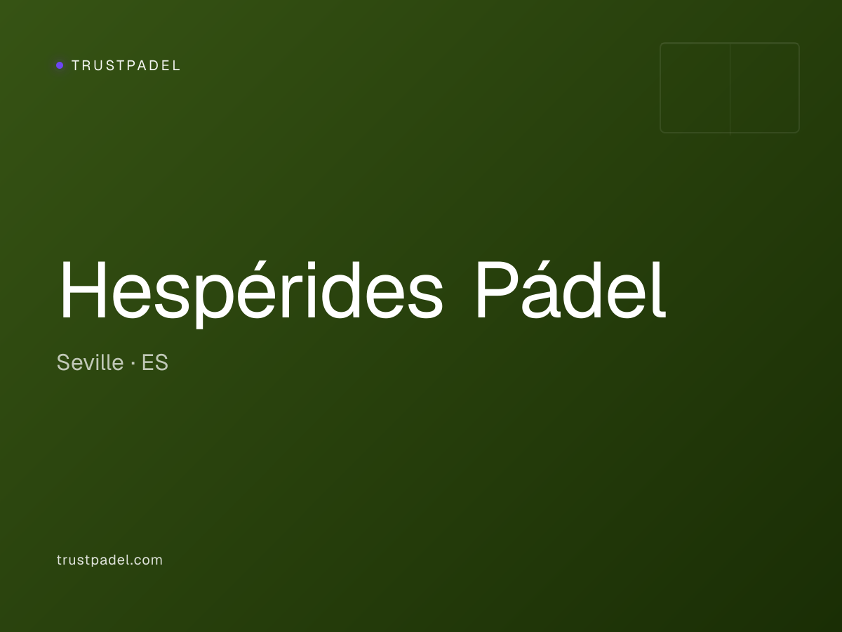 Hespérides Pádel padel club