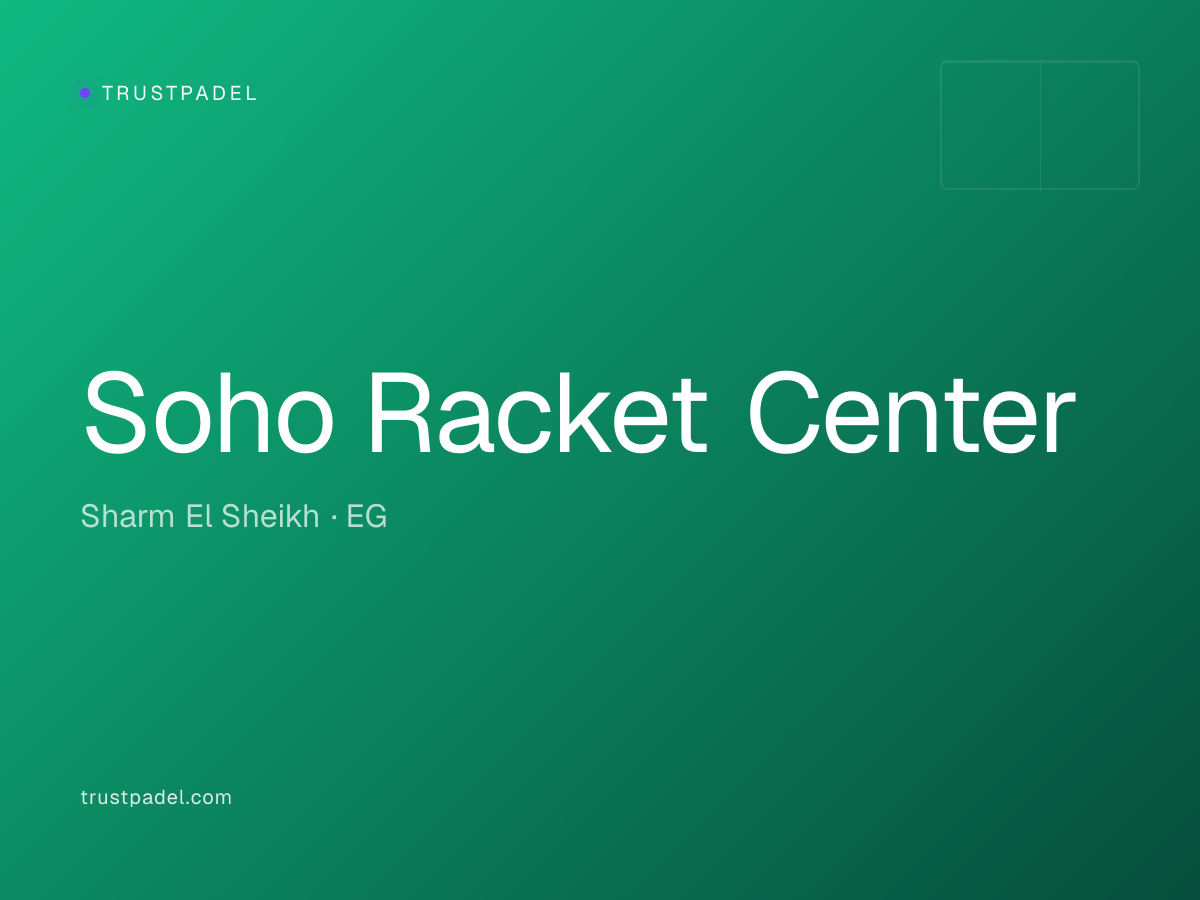 Soho Racket Center padel club