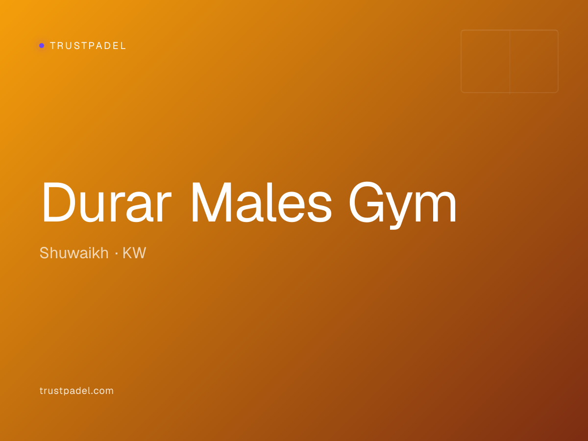 Durar Males Gym padel club