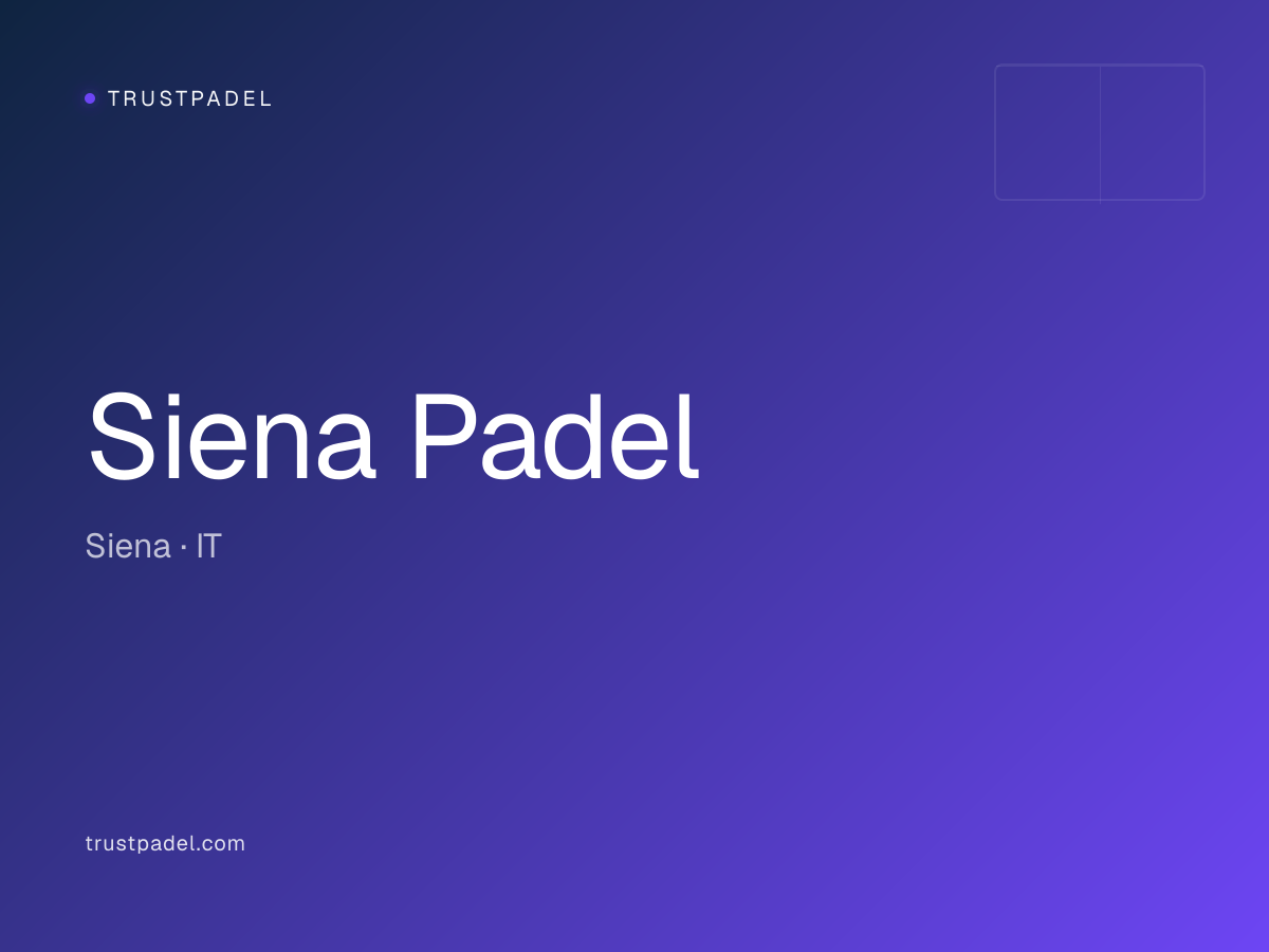 Siena Padel padel club