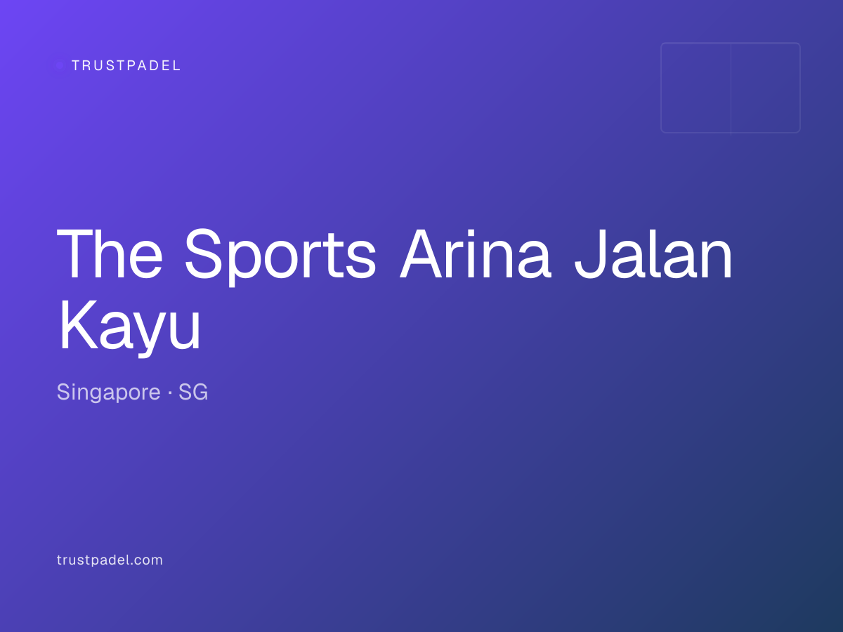 The Sports Arina Jalan Kayu padel club