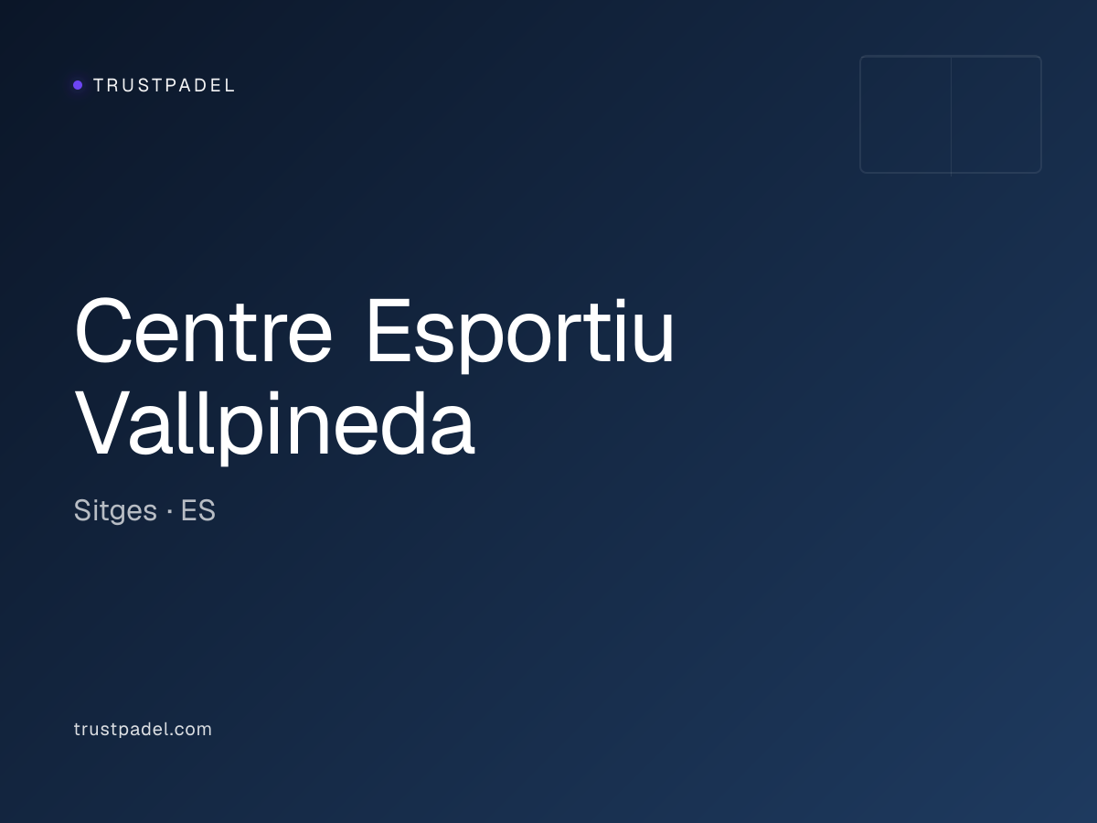 Centre Esportiu Vallpineda padel club