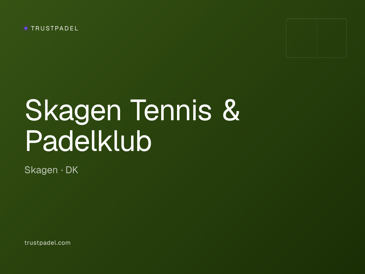 Skagen Tennis & Padelklub padel club