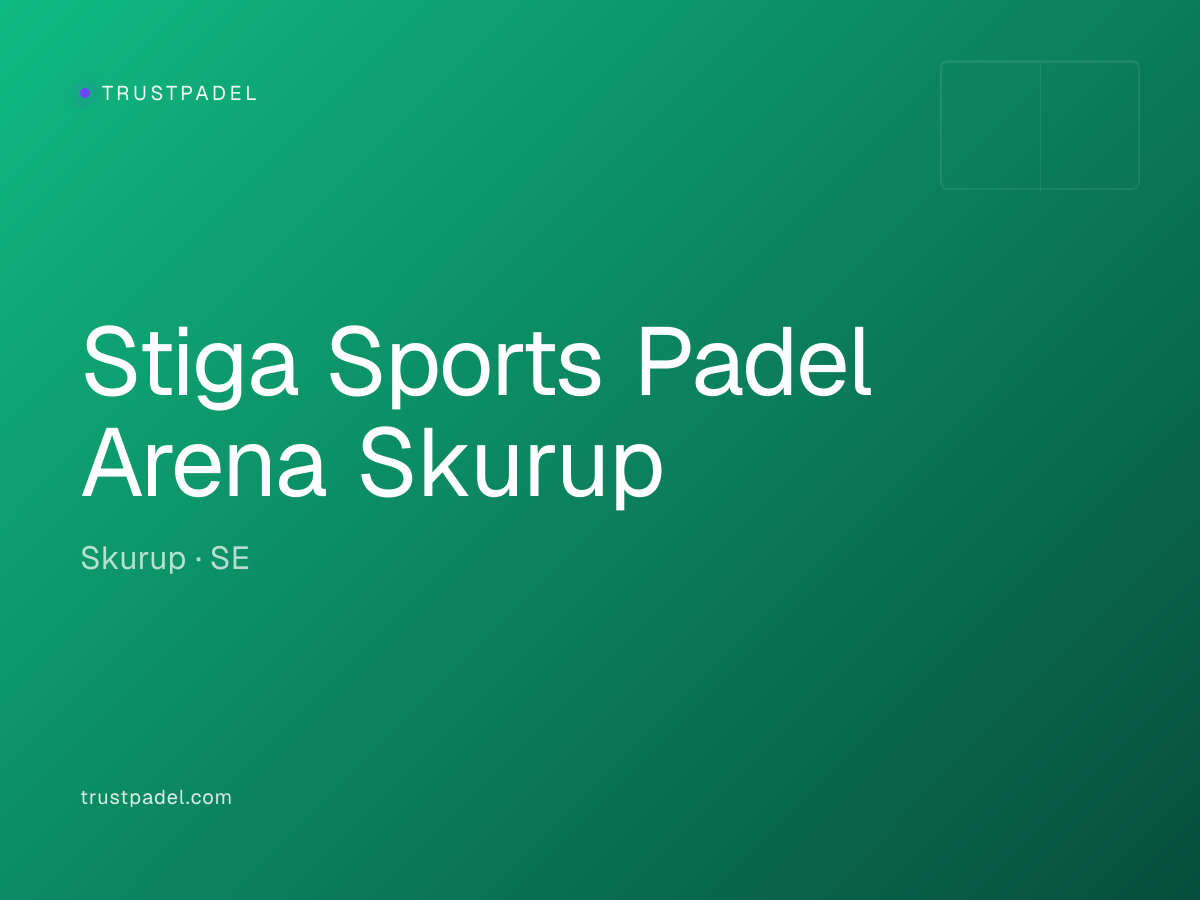 Stiga Sports Padel Arena Skurup padel club