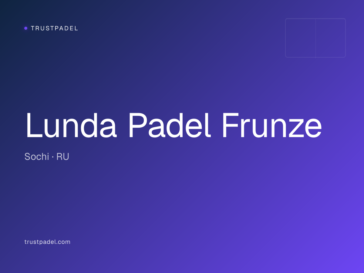Lunda Padel Frunze padel club