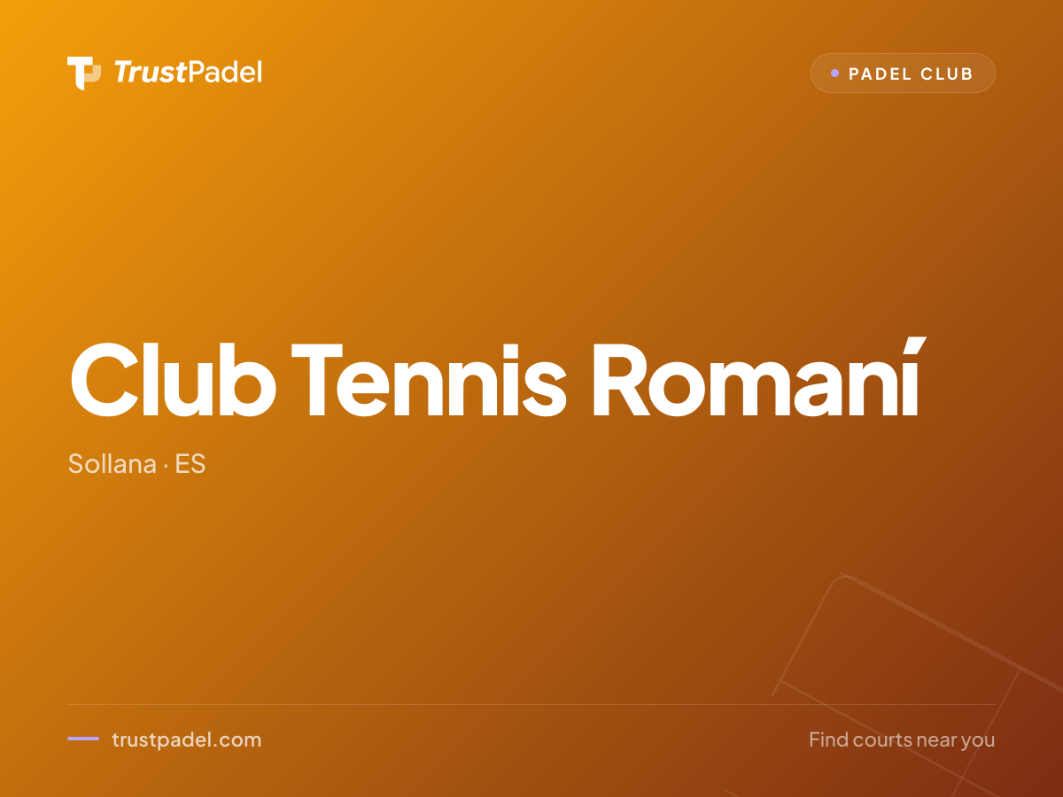 Club Tennis Romaní padel club