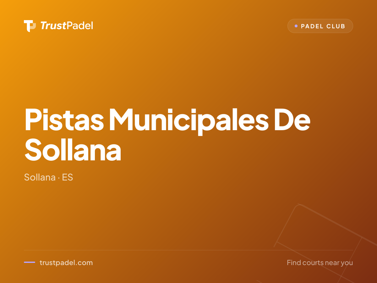 Pistas Municipales De Sollana padel club