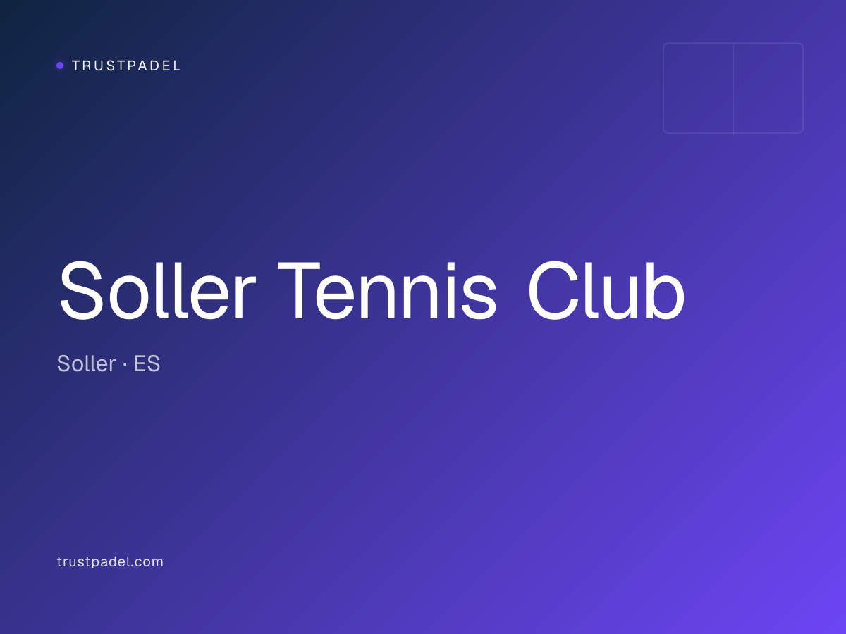 Soller Tennis Club padel club