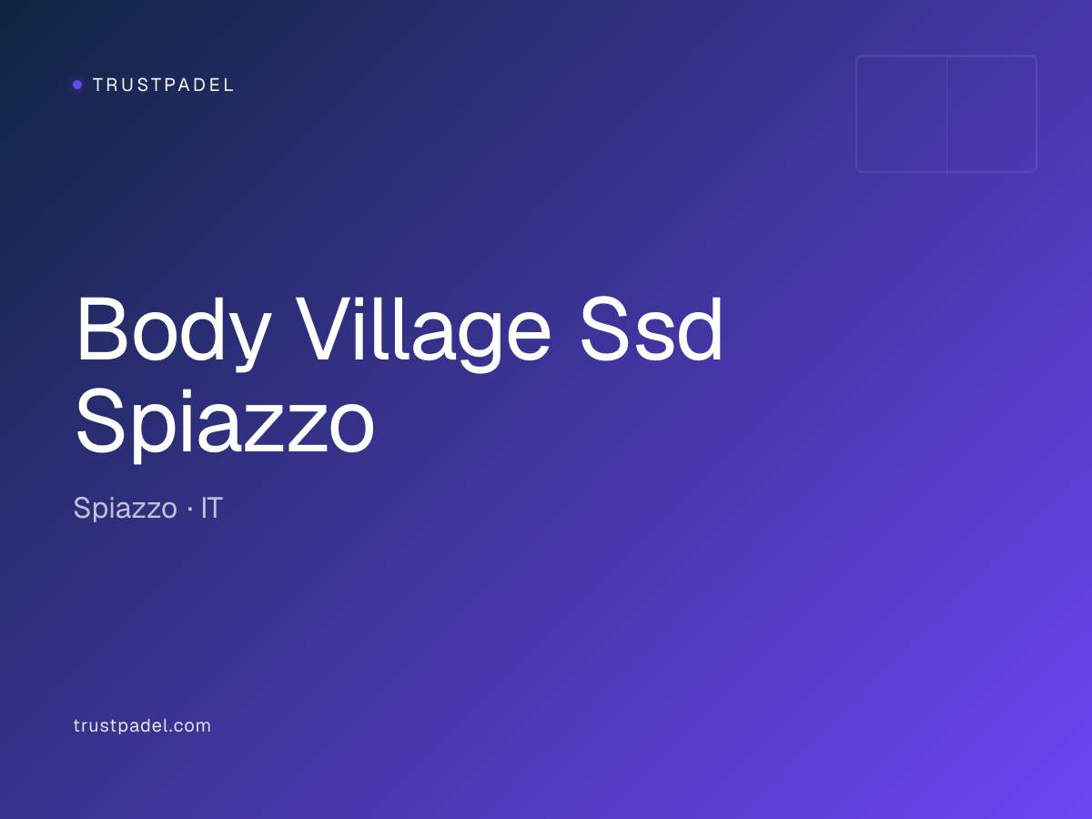 Body Village Ssd Spiazzo padel club