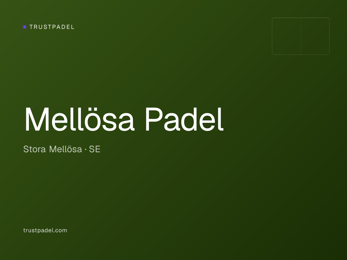 Mellösa Padel padel club