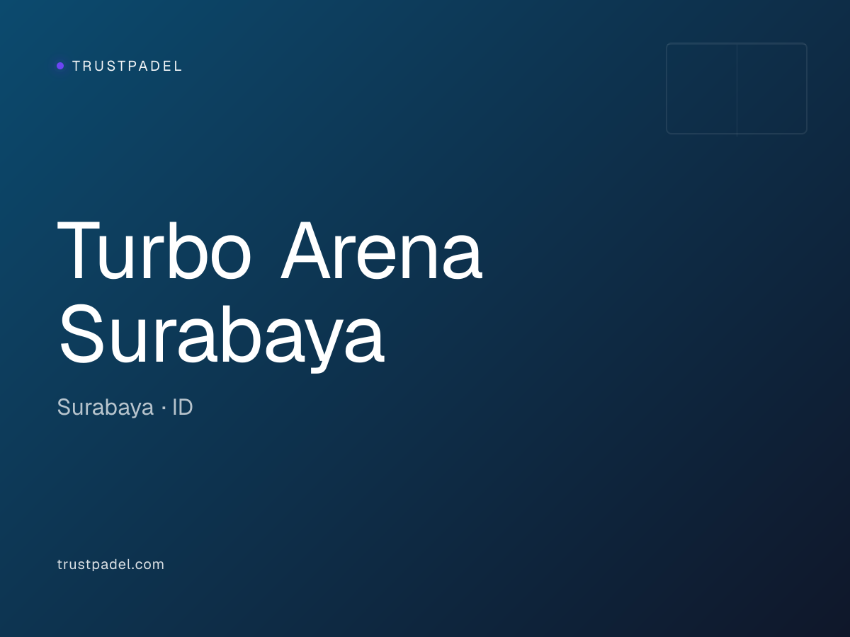 Turbo Arena Surabaya padel club