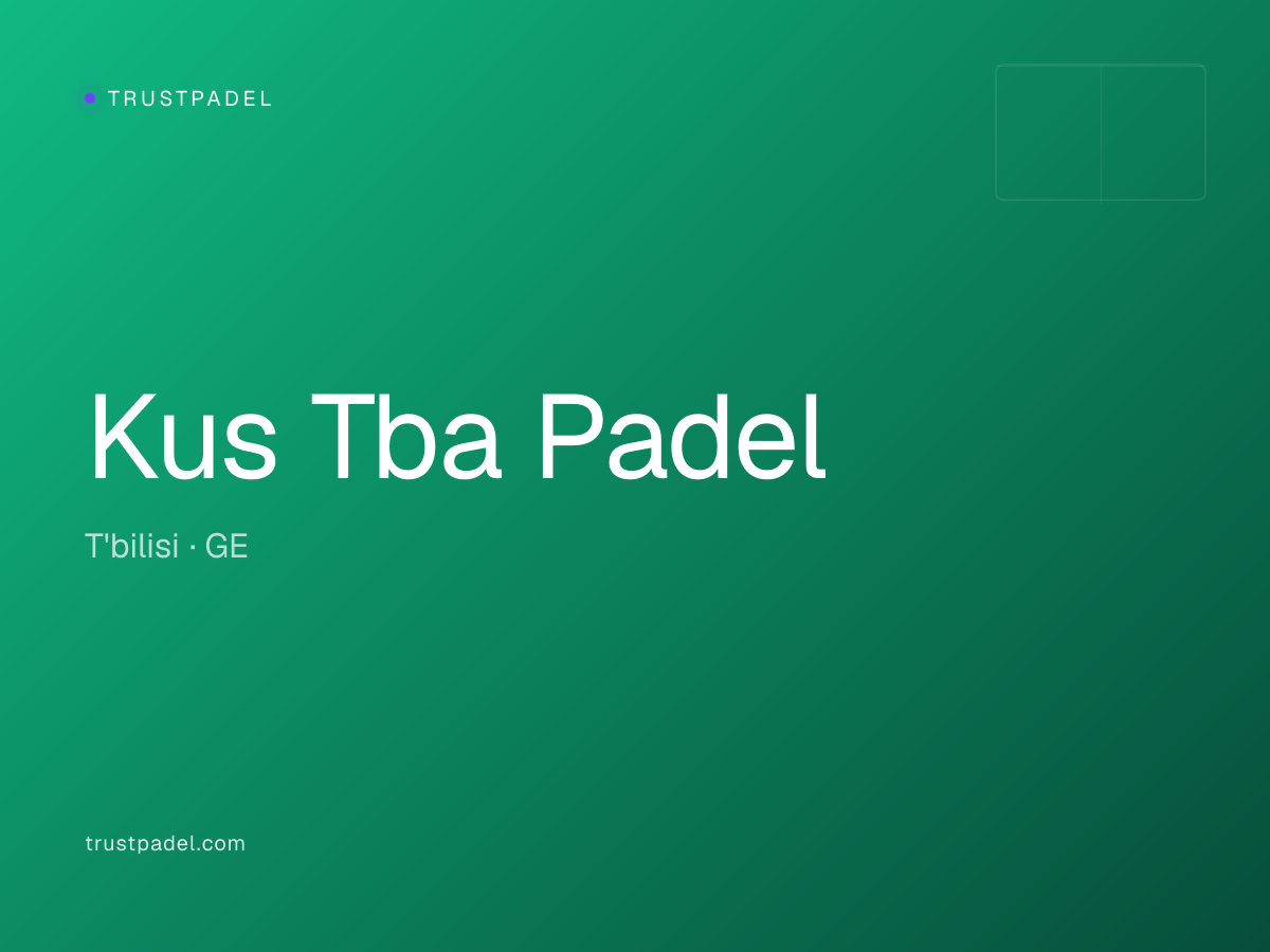 Kus Tba Padel padel club