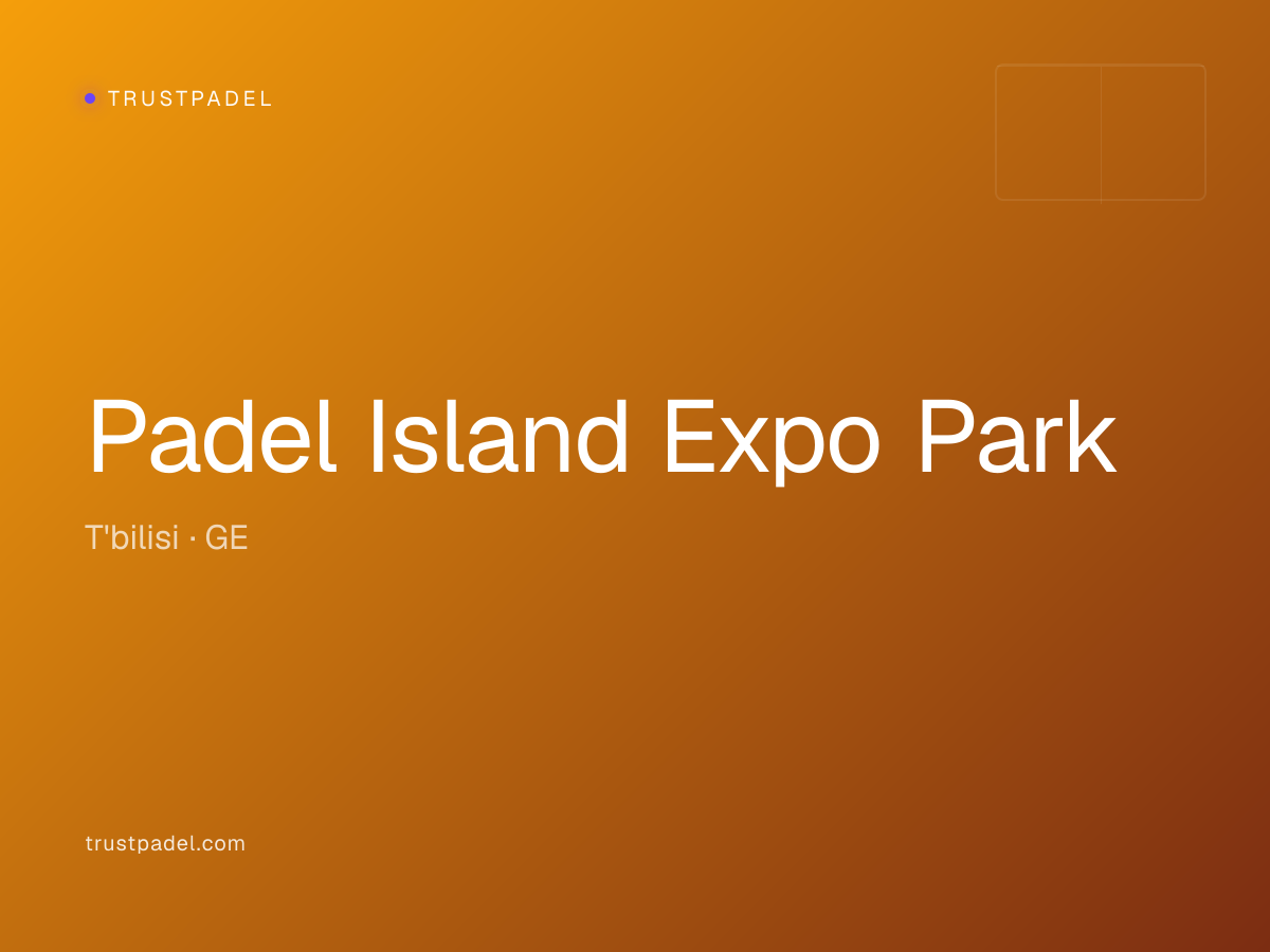 Padel Island Expo Park padel club