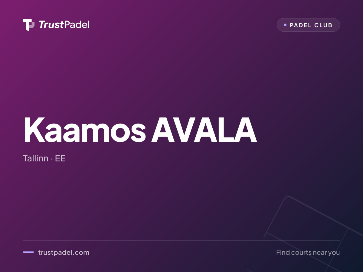 Kaamos AVALA padel club