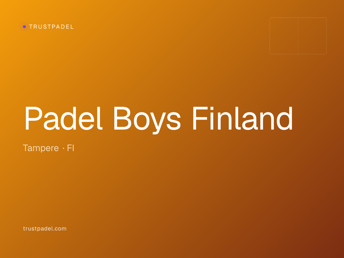 Padel Boys Finland padel club