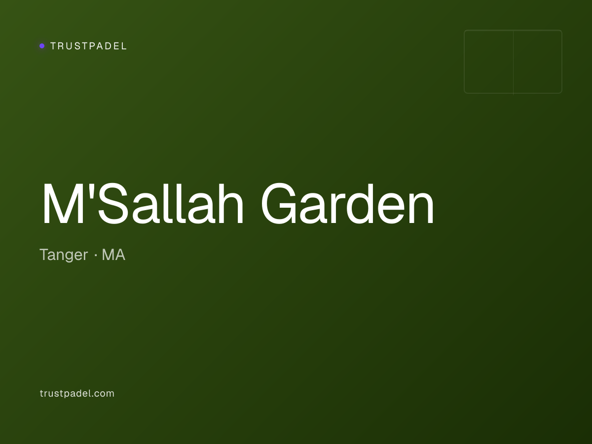 M'Sallah Garden padel club