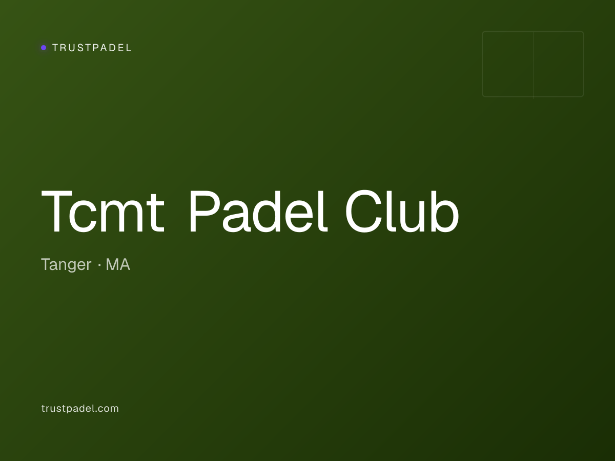 Tcmt Padel Club padel club