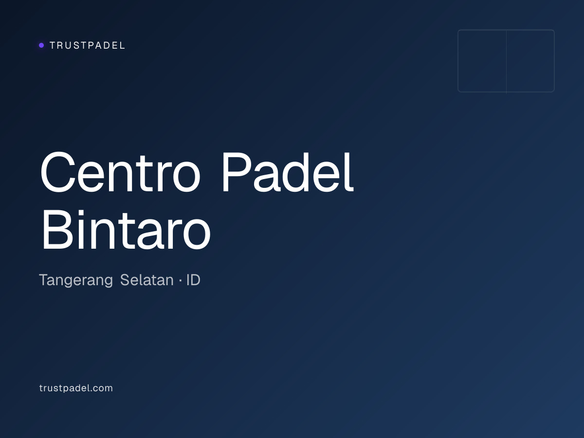 Centro Padel Bintaro padel club