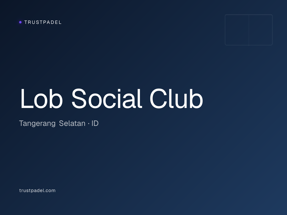 Lob Social Club padel club