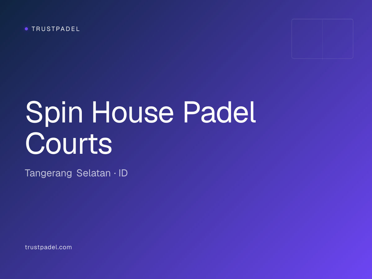 Spin House Padel Courts padel club