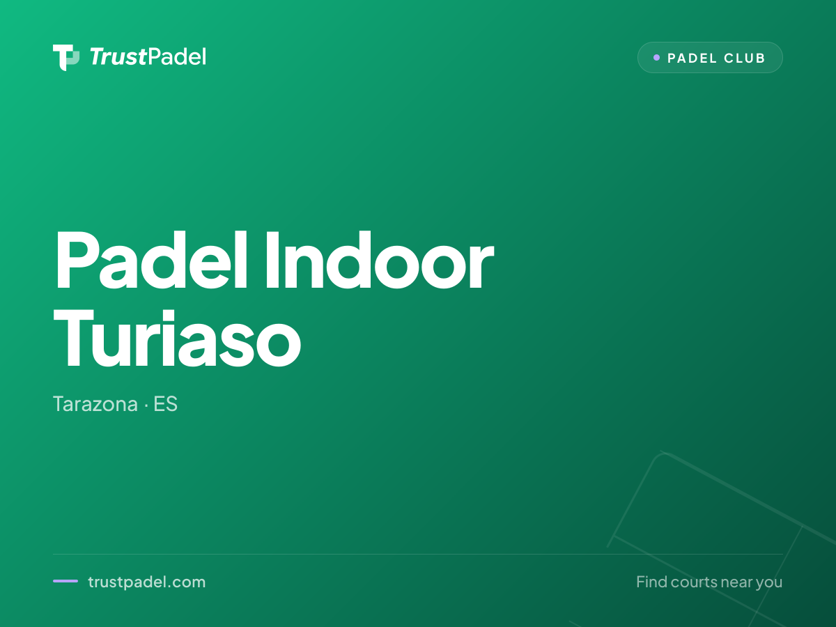 Padel Indoor Turiaso padel club