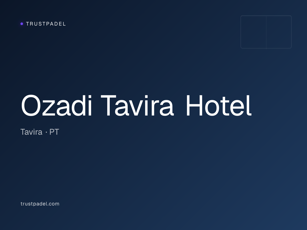 Ozadi Tavira Hotel padel club
