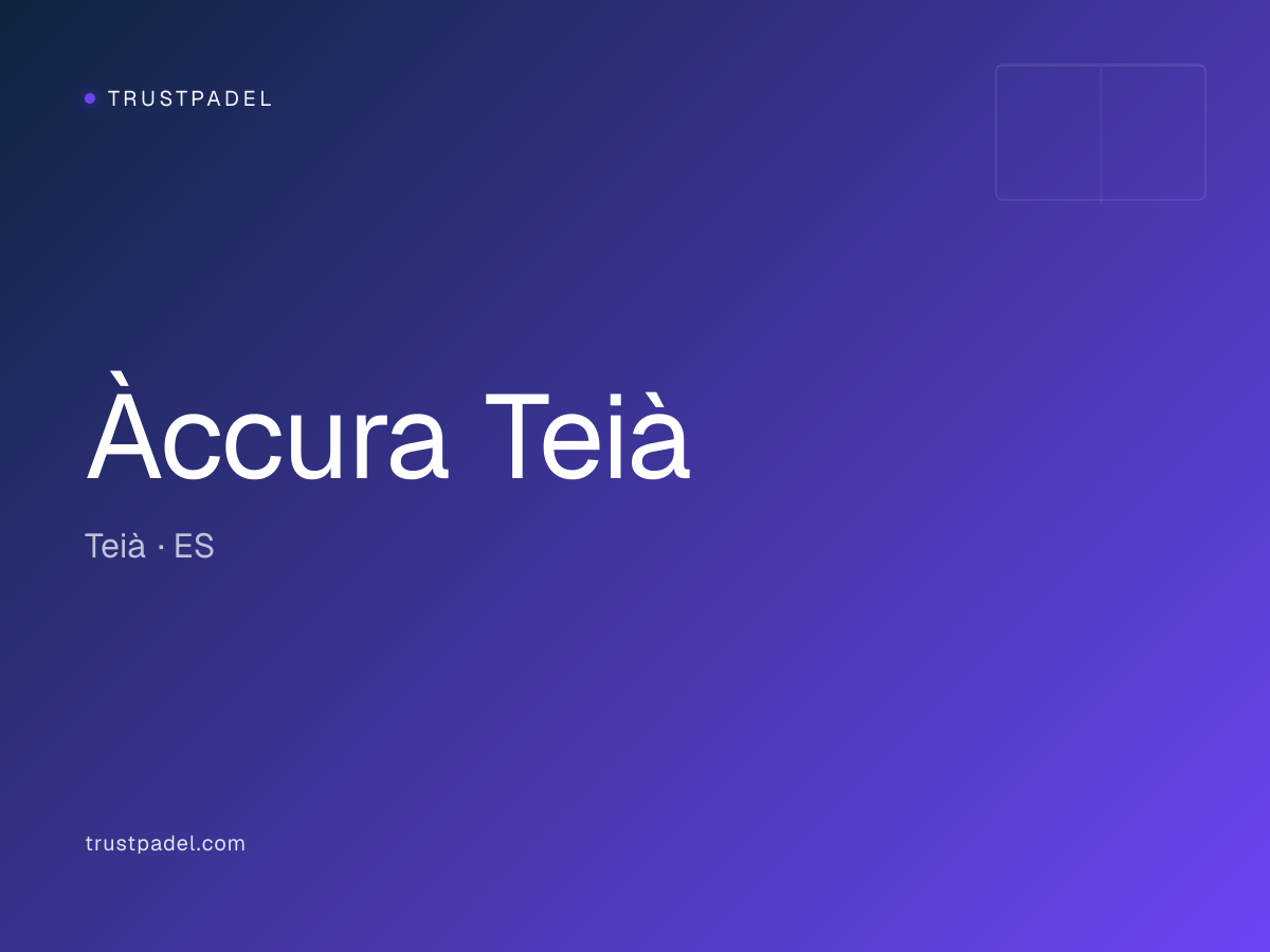 Àccura Teià padel club