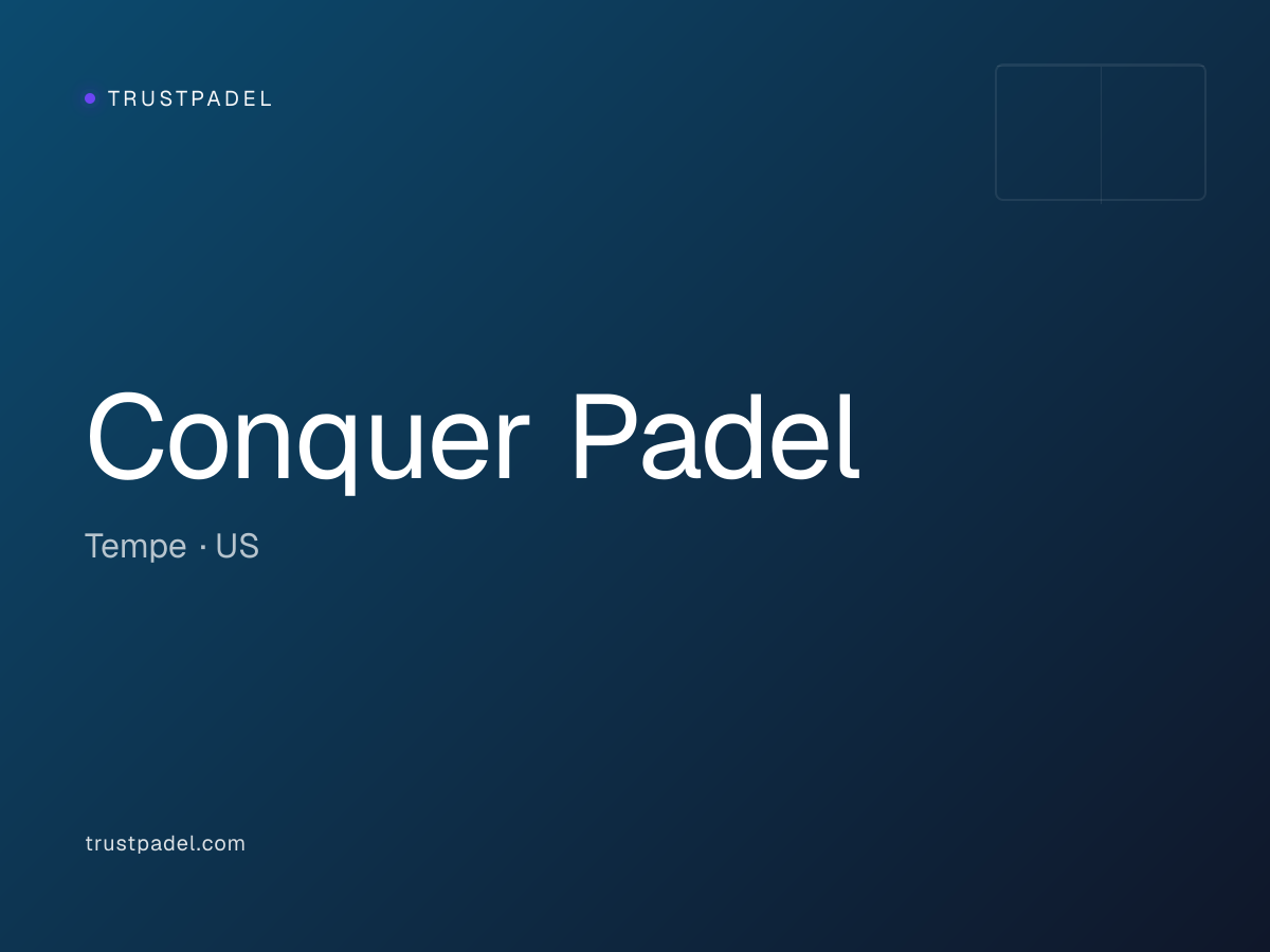 Conquer Padel padel club