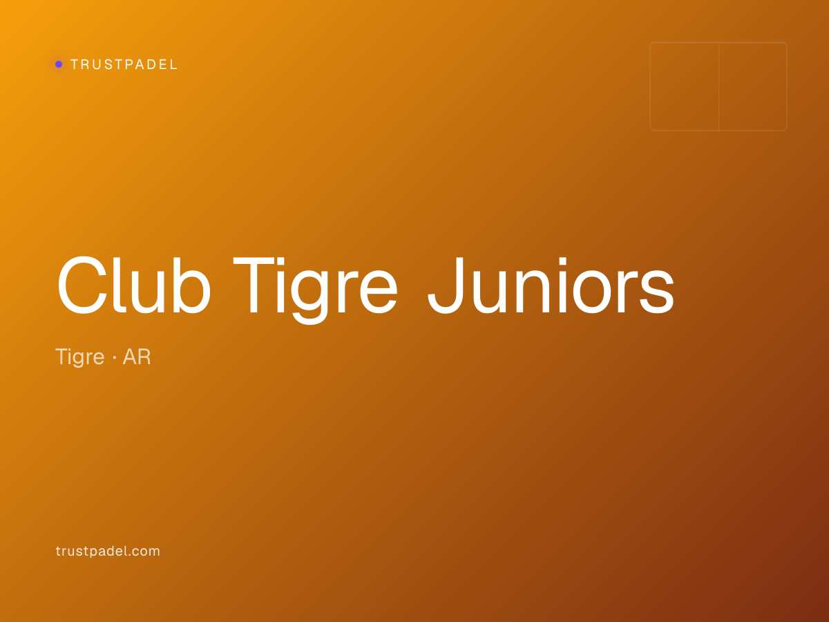 Club Tigre Juniors padel club
