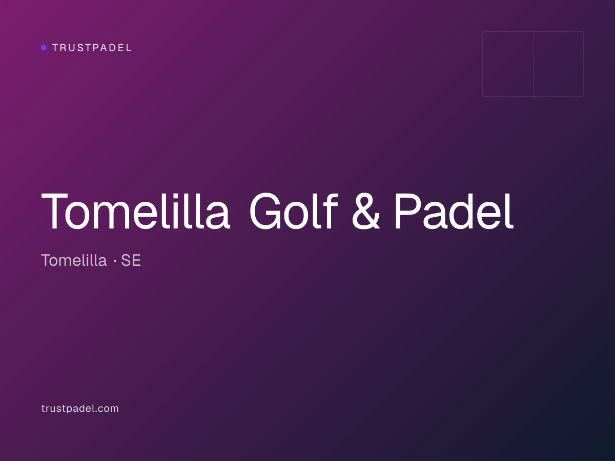 Tomelilla Golf & Padel padel club