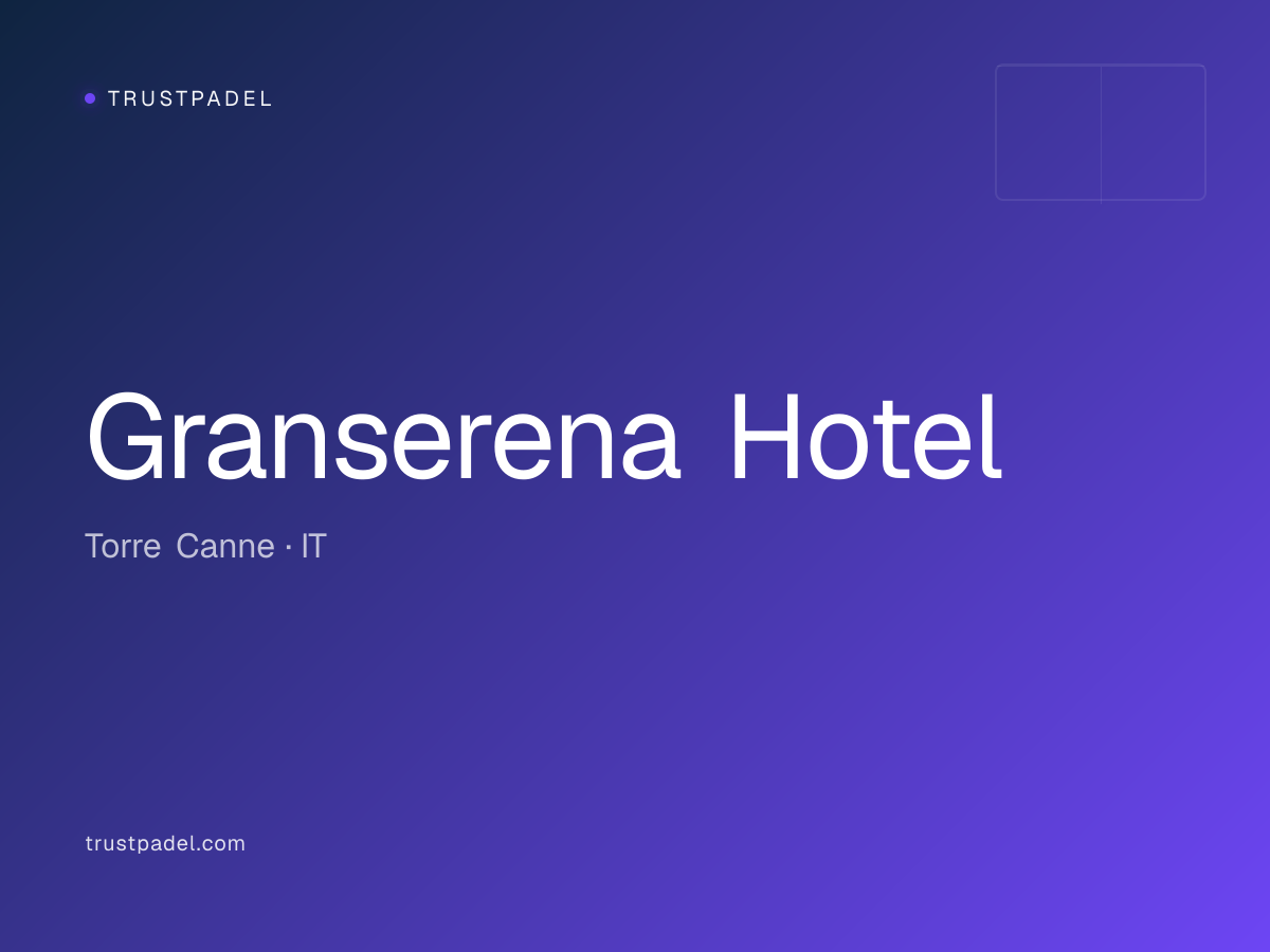 Granserena Hotel padel club