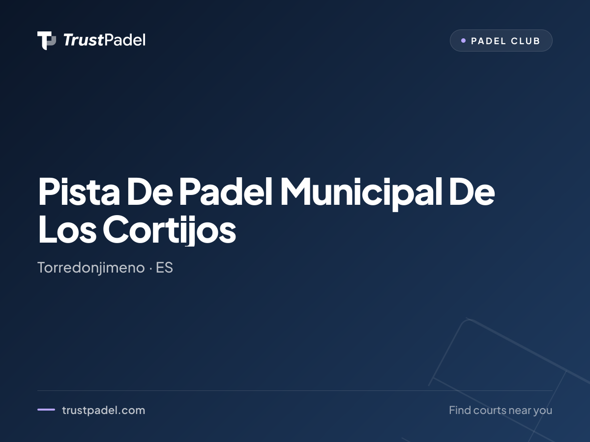 Pista De Padel Municipal De Los Cortijos padel club