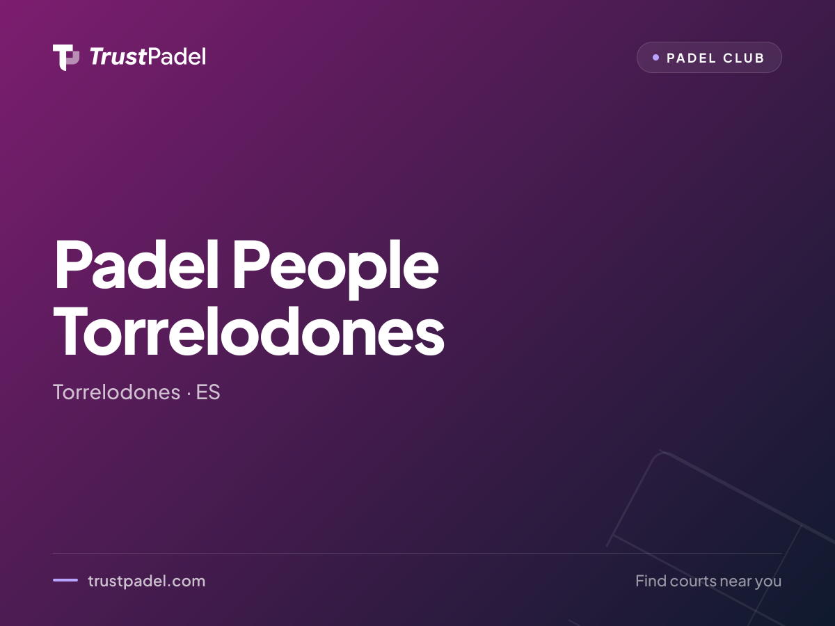 Padel People Torrelodones padel club