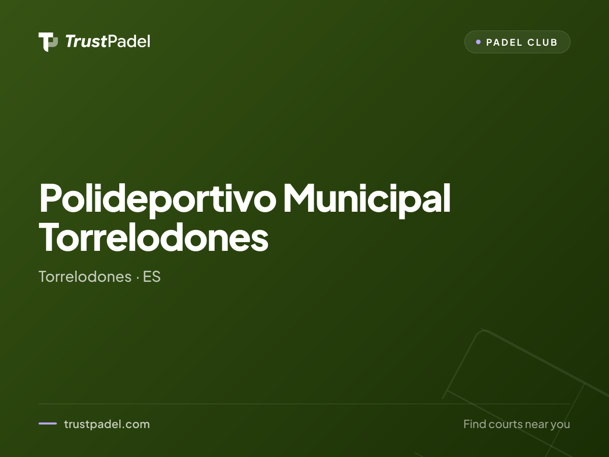 Polideportivo Municipal Torrelodones padel club