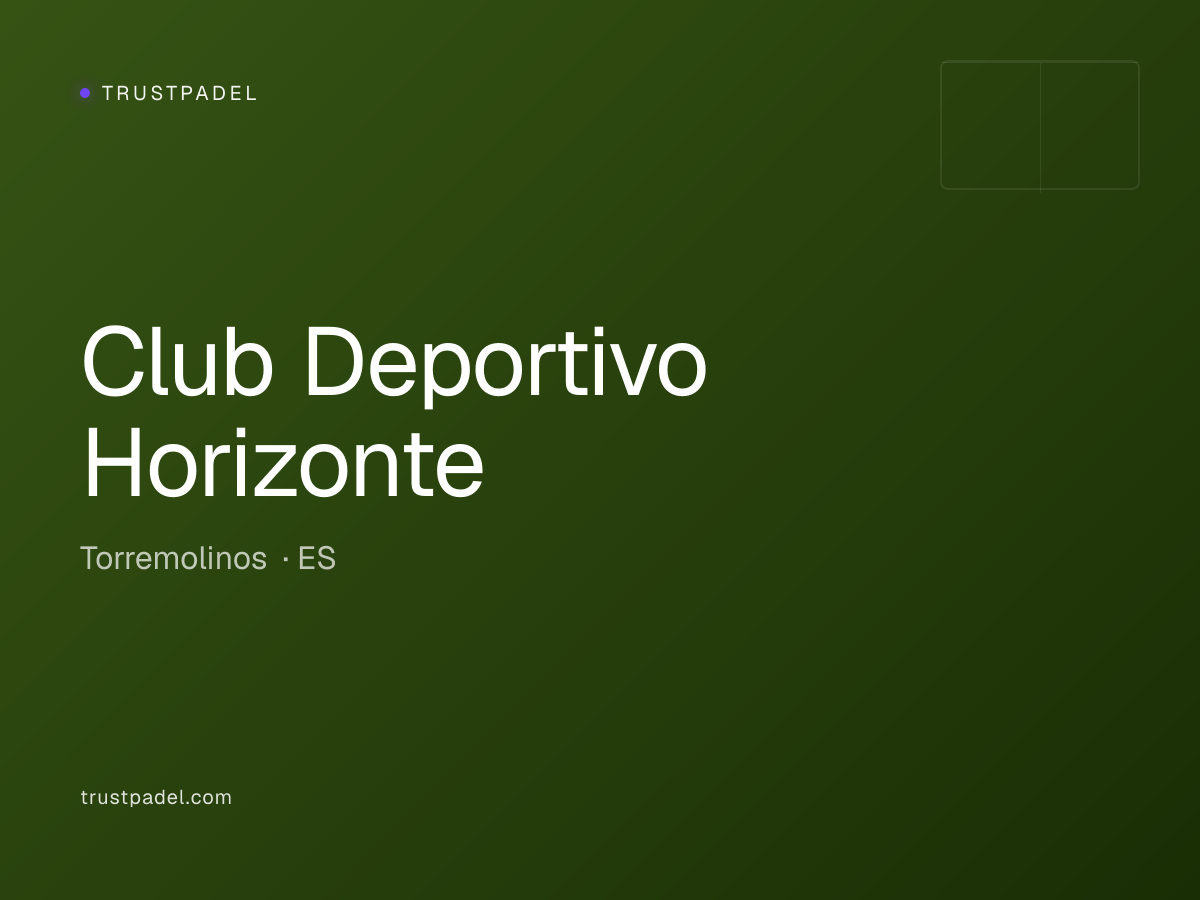Club Deportivo Horizonte padel club