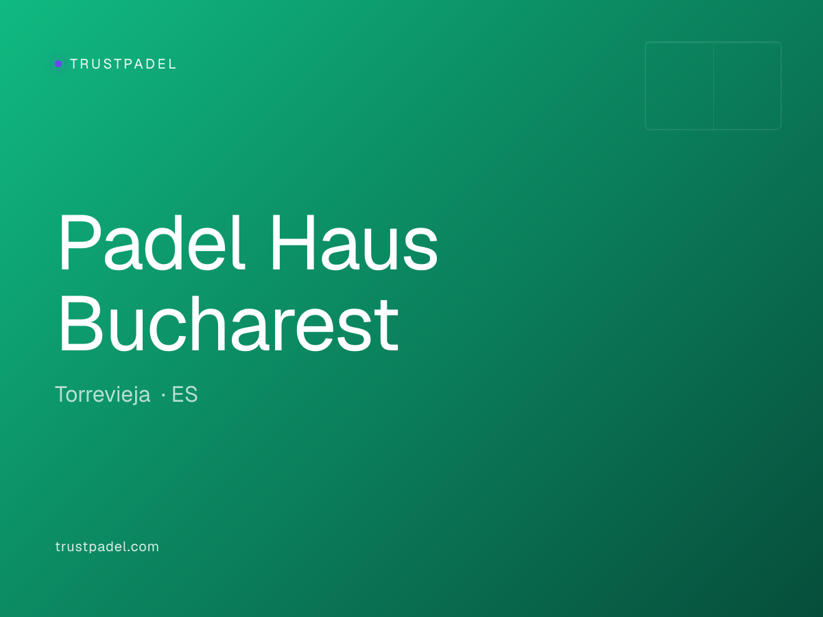 Padel Haus Bucharest padel club