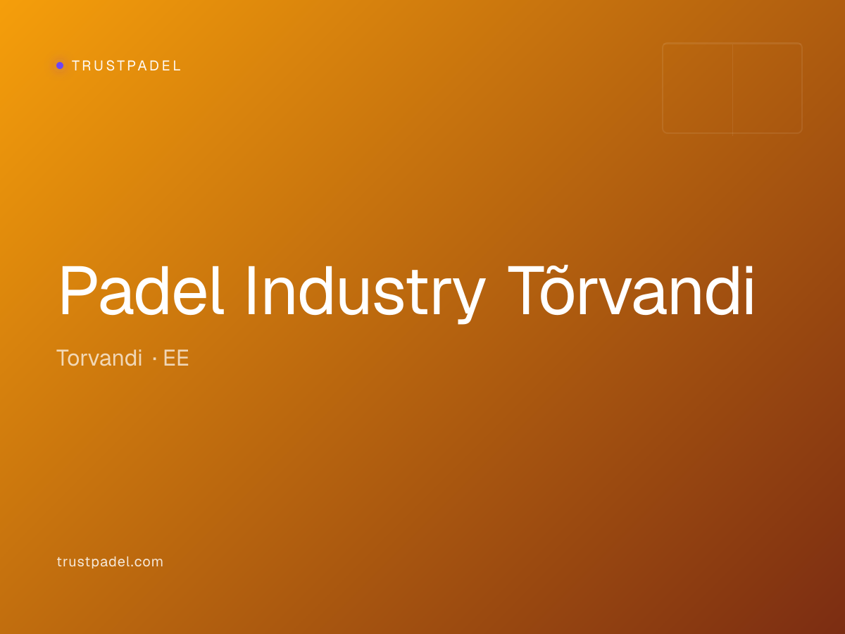 Padel Industry Tõrvandi padel club