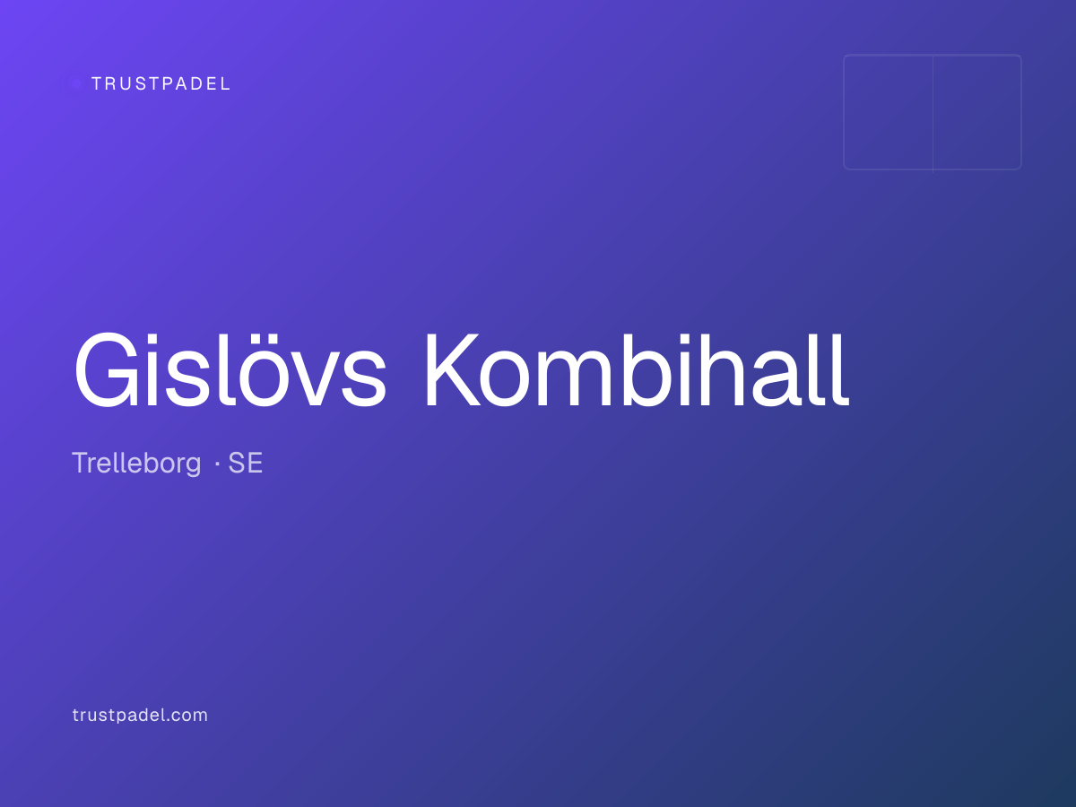 Gislövs Kombihall padel club