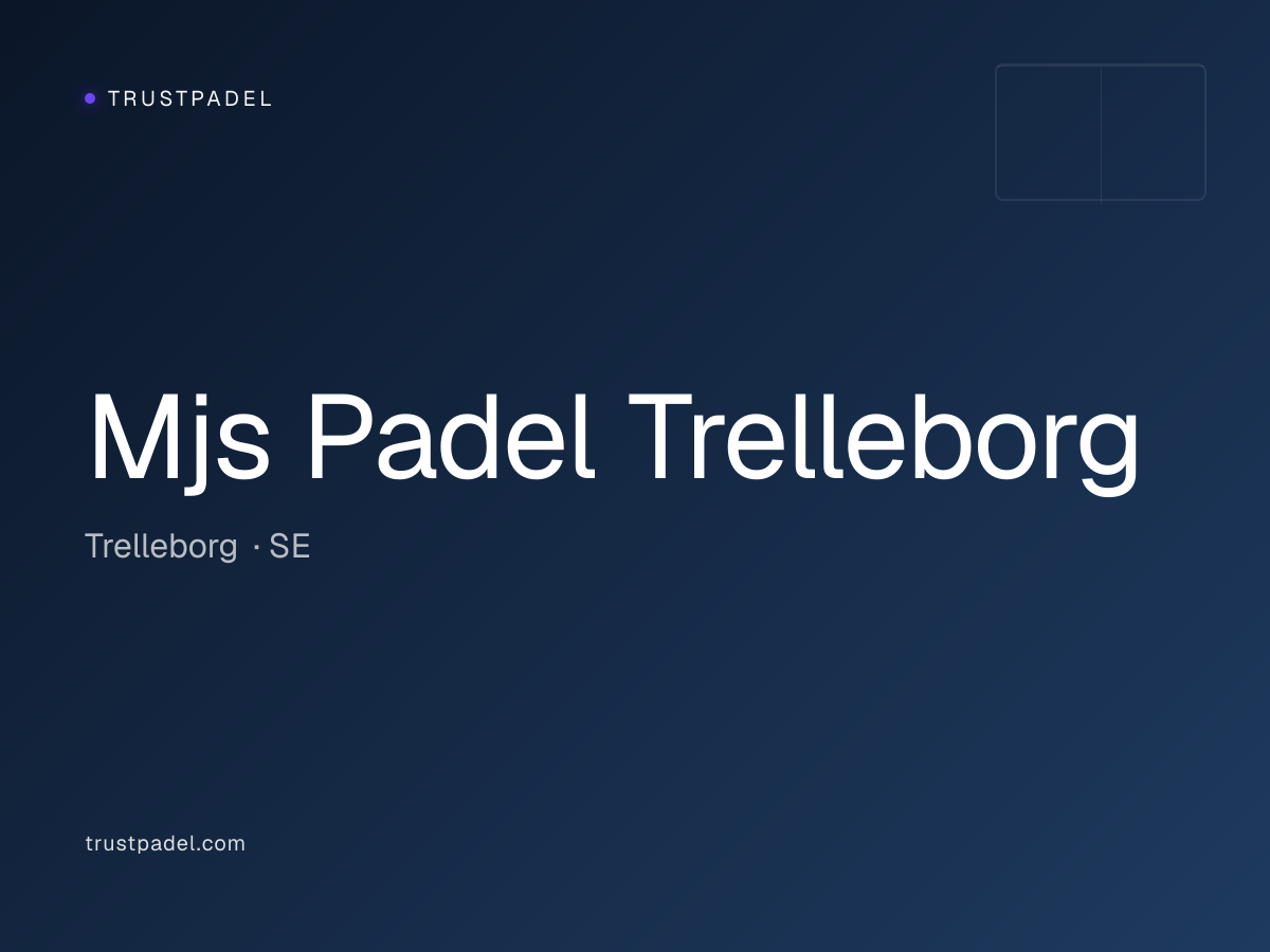 Mjs Padel Trelleborg padel club