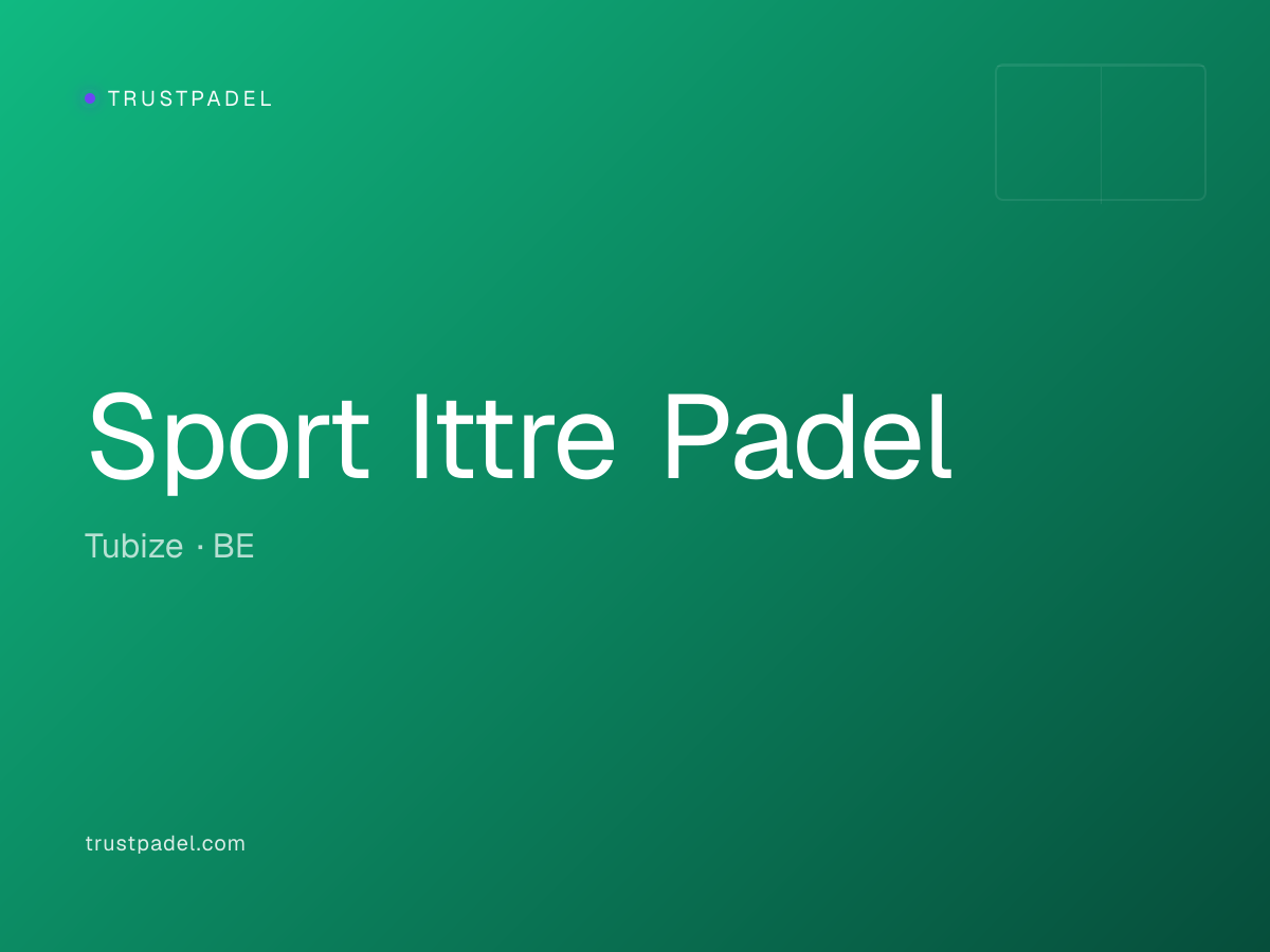 Sport Ittre Padel padel club