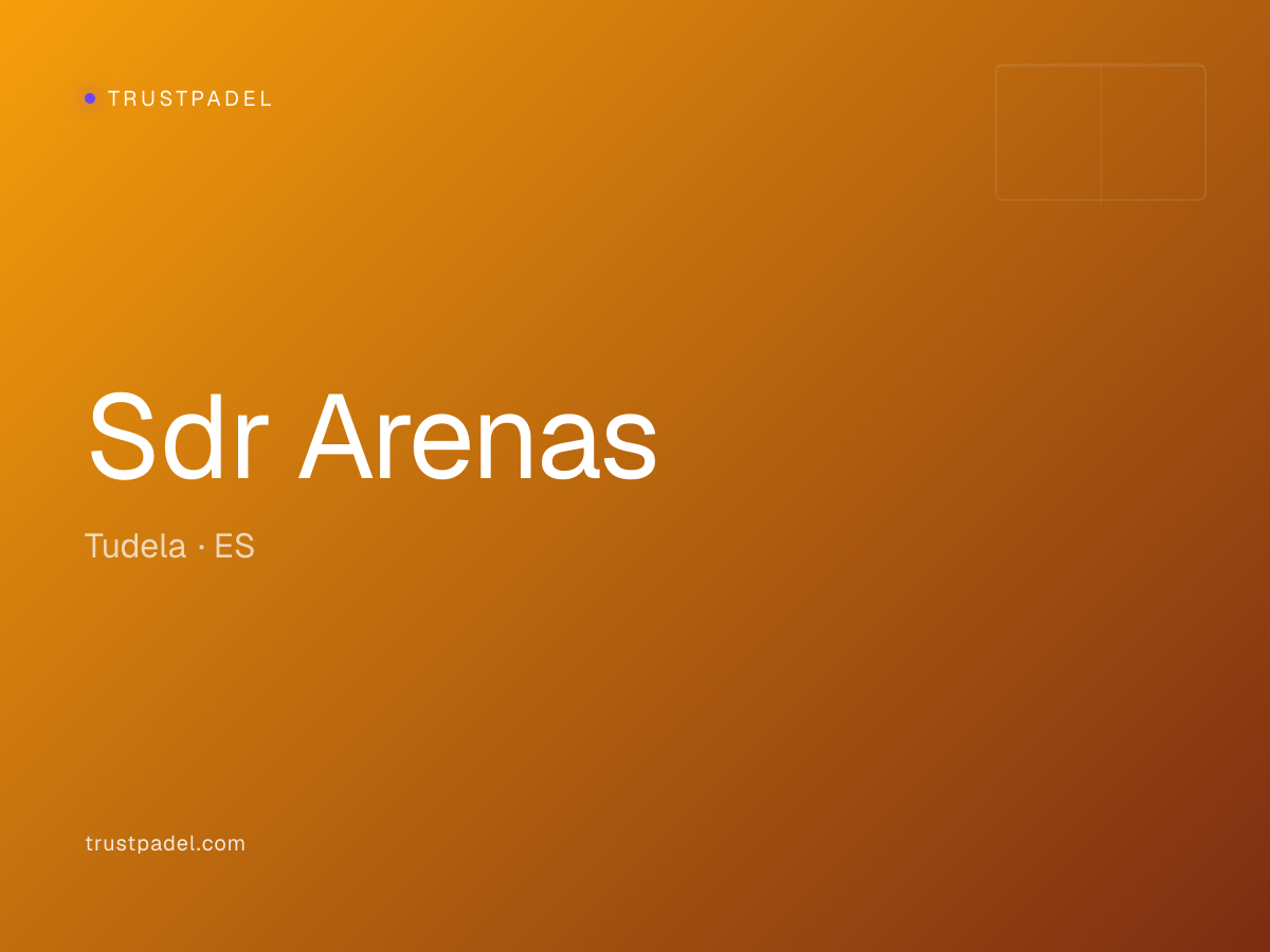 Sdr Arenas padel club