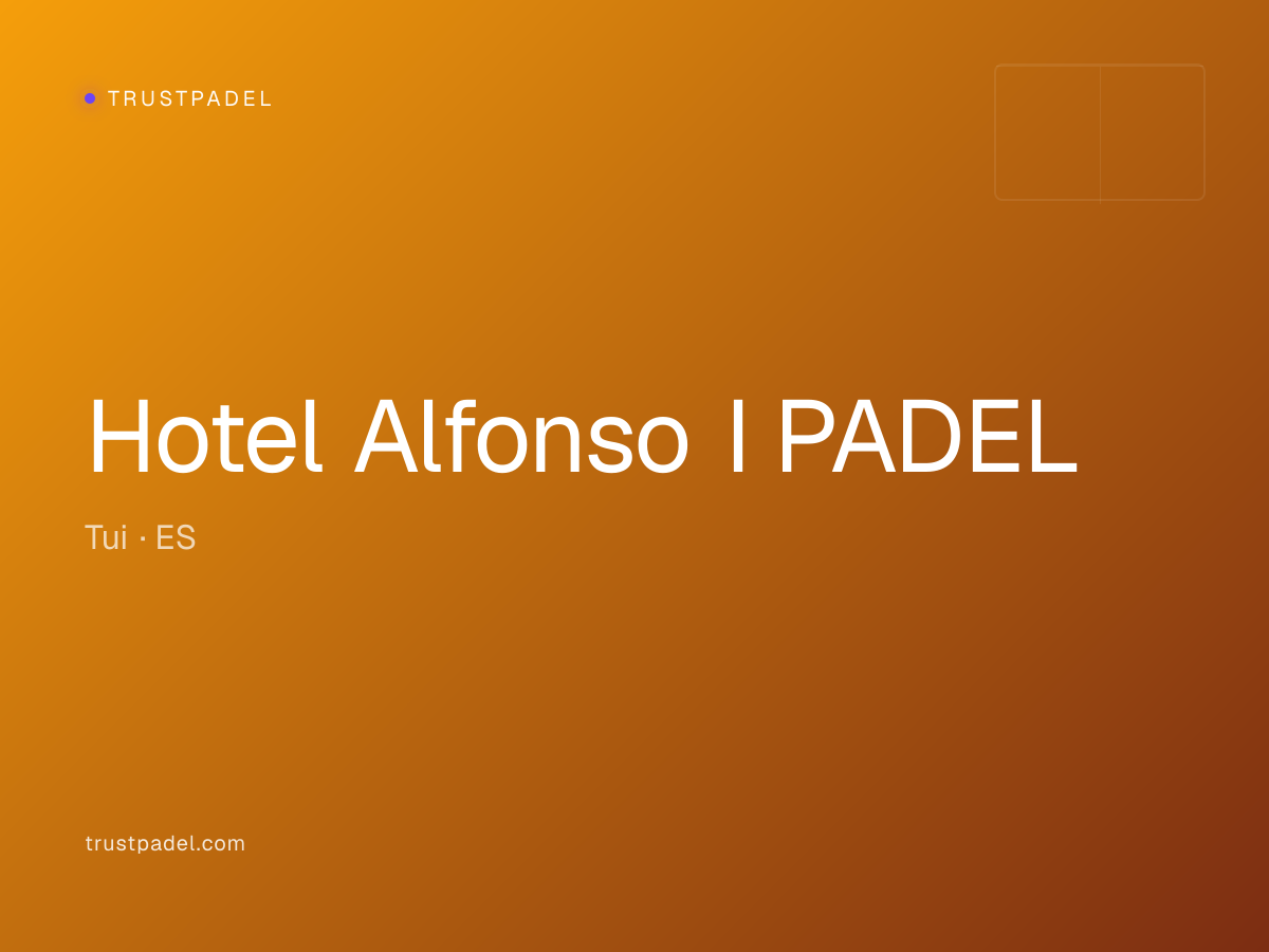 Hotel Alfonso I PADEL padel club