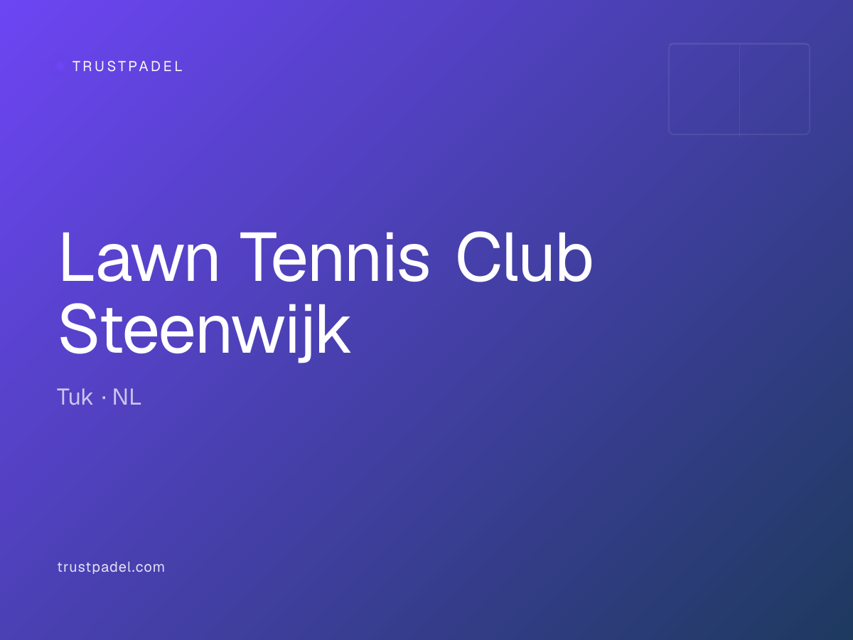 Lawn Tennis Club Steenwijk padel club