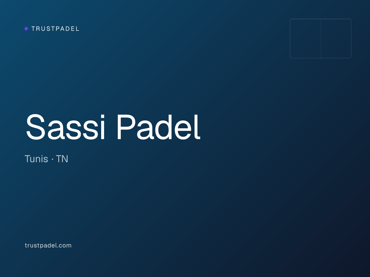 Sassi Padel padel club