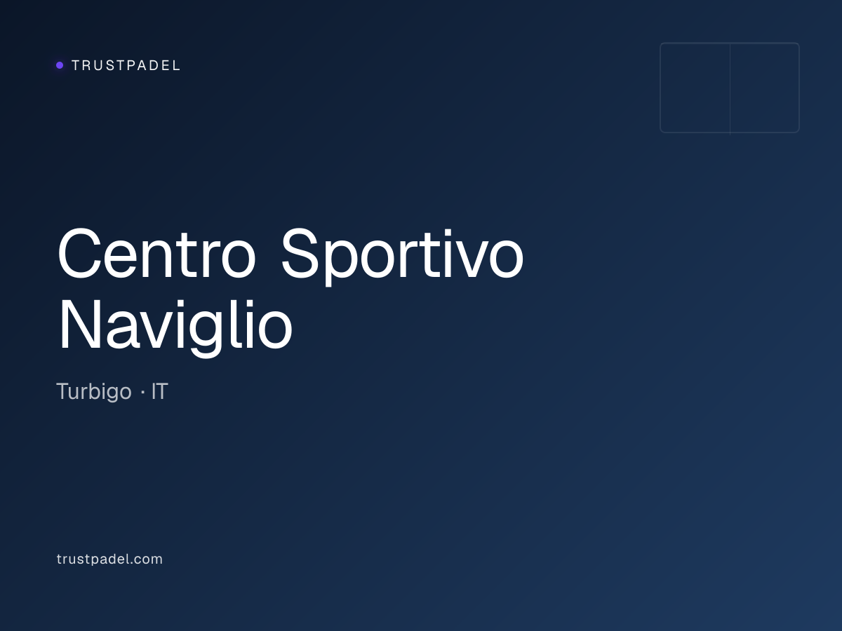 Centro Sportivo Naviglio padel club