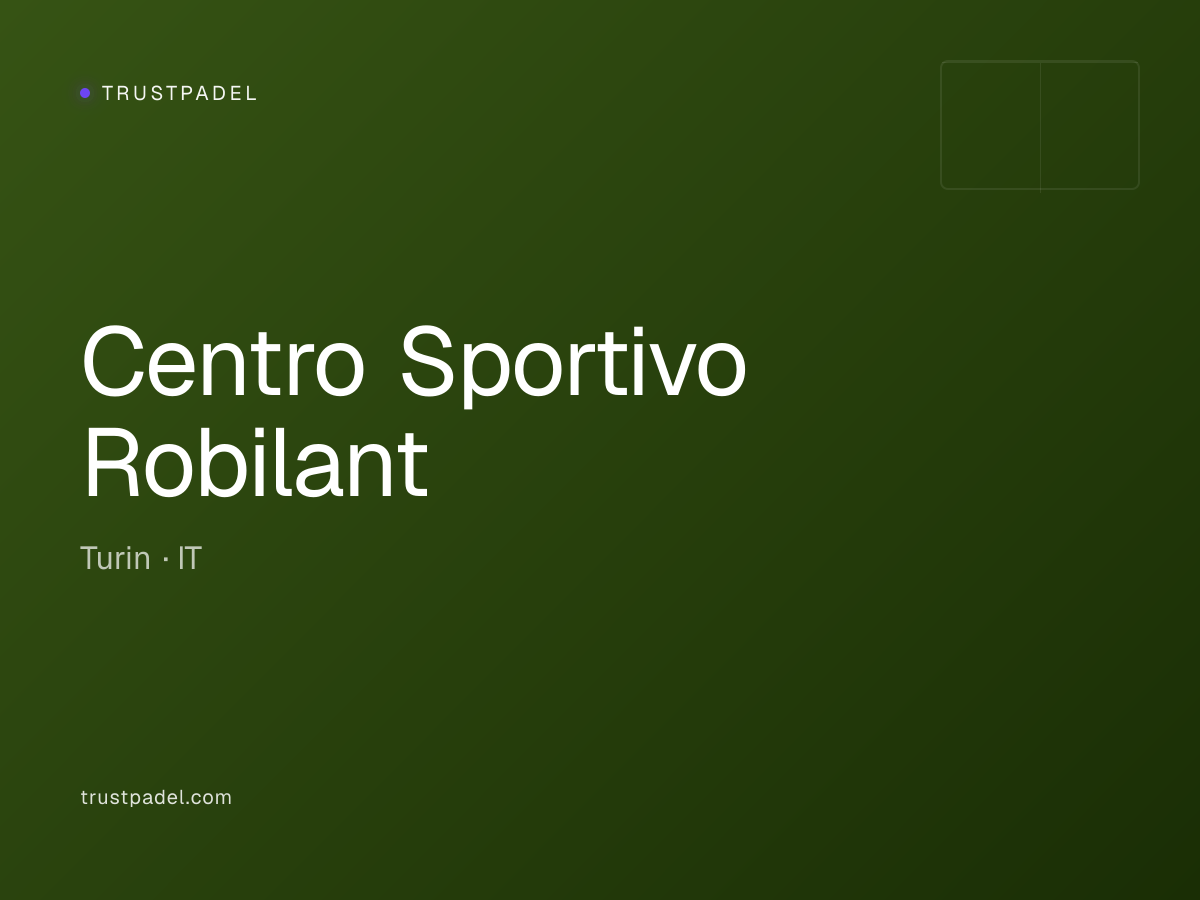 Centro Sportivo Robilant padel club