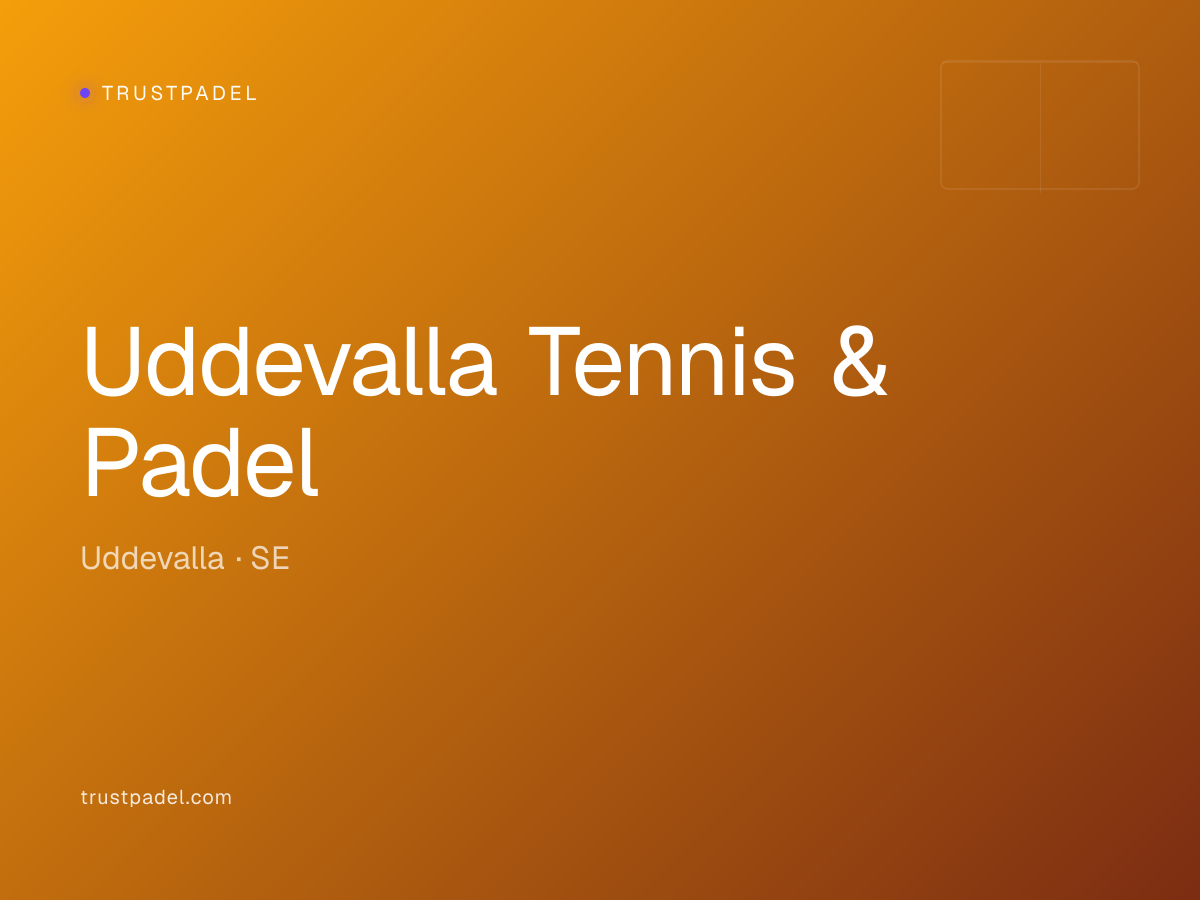 Uddevalla Tennis & Padel padel club