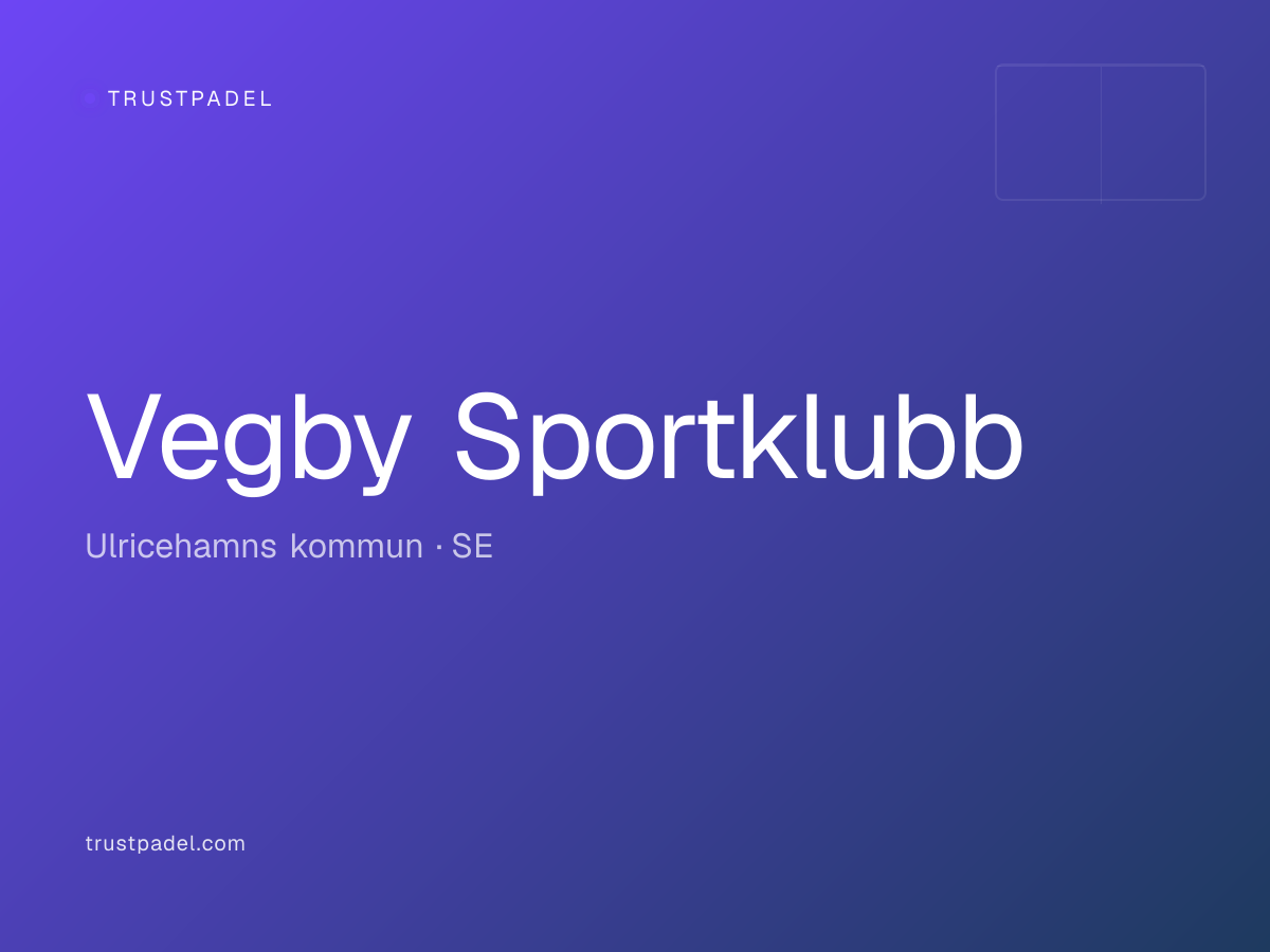 Vegby Sportklubb padel club